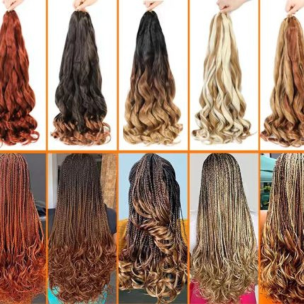 French Curl Braiding Hair, 24 Inch