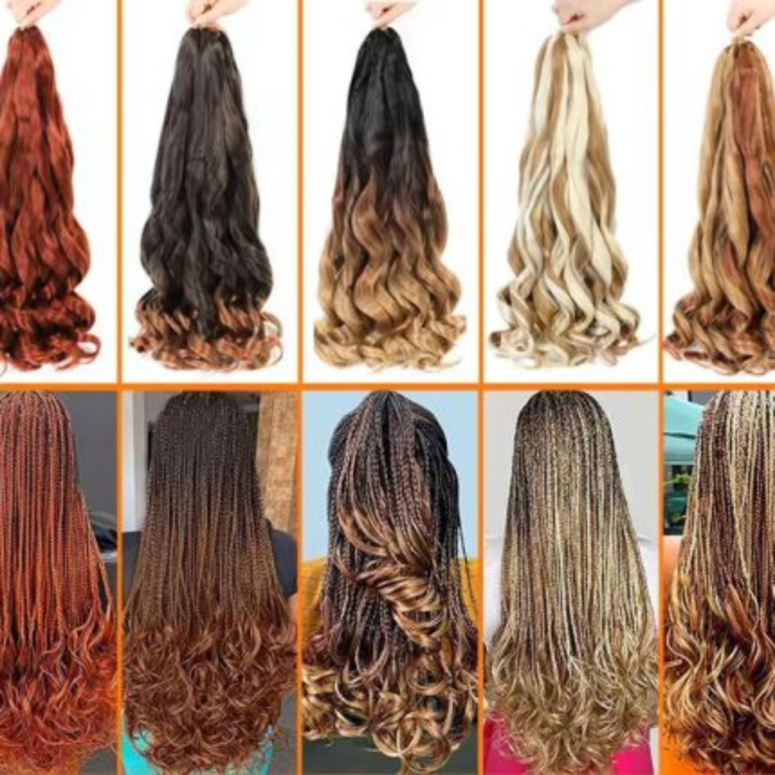 French Curl Braiding Hair, 24 Inch
