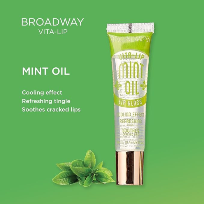 NK, AR, Broadway Lip Gel Rosehip Argan Oil Mint Aloe Coconut Moisturizing Clear - Image 2