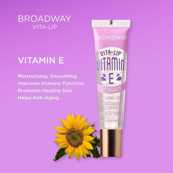 NK, AR, Broadway Lip Gel Rosehip Argan Oil Mint Aloe Coconut Moisturizing Clear - Image 4