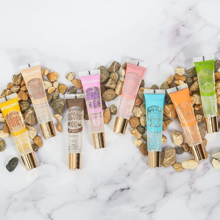 NK, AR, Broadway Lip Gel Rosehip Argan Oil Mint Aloe Coconut Moisturizing Clear - Image 7