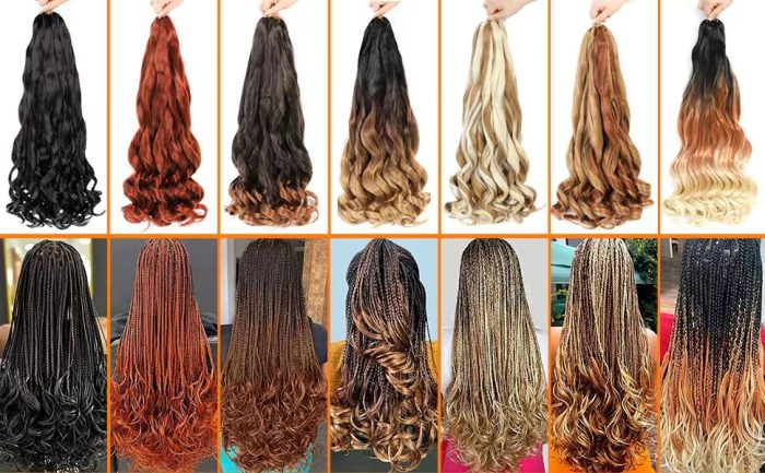 French Curl Braiding Hair, 24 Inch - Image 2